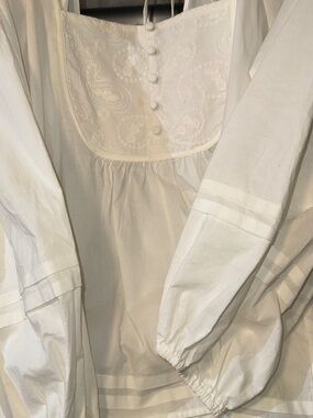 Maurices Ivory Lightweight Drawstring Top